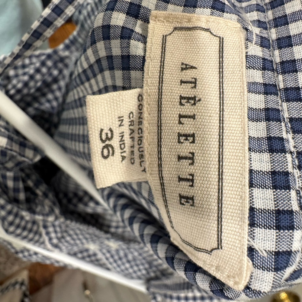 Soleil Blue Gingham Ruffle Dress - Picture 7 of 7